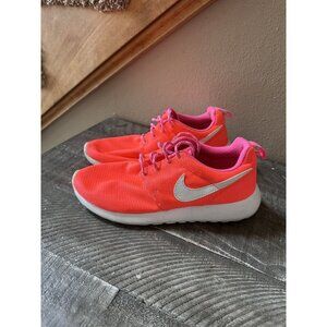 Nike Roshe Run 599729-608 Lava Glow Low Lace Sneakers Shoes Girls Youth US Sz 5y